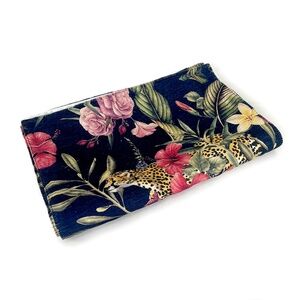 Cheetah & Floral Table Runner
